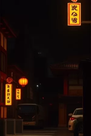 纪录片《长街拾光录》竖版海报，清晨清扫过的长街石板
