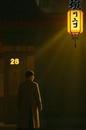 年代剧《石灰巷纪事》竖版海报，巷口斑驳的白灰墙面