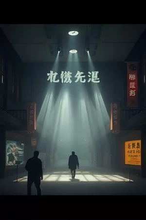 悬疑剧《雾港来信》竖版海报，雨夜码头与摇晃的桅灯