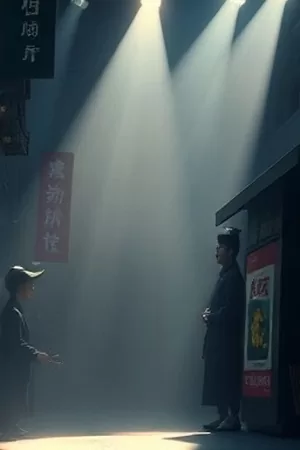 治愈剧《磁带背面》竖版海报，翻面磁带与手写的曲目单