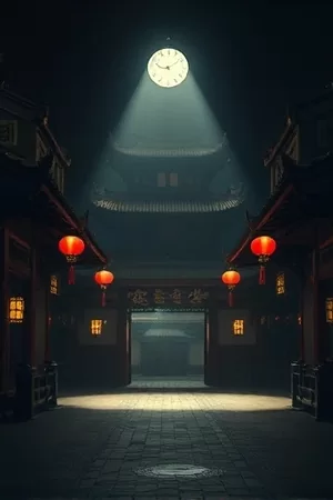 科幻片《苔原信号》竖版海报，雪原上的抛物面天线