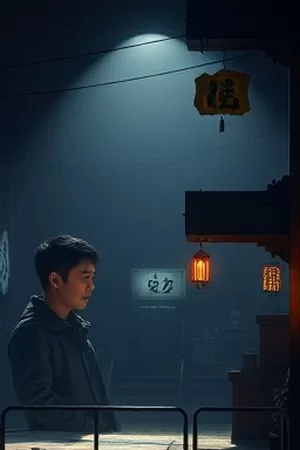 家庭剧《檐下无风》竖版海报，老屋屋檐与一串风铃